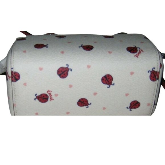 COACH 2 PIECE SET Ladybug Micro Rowan & Bag Charm - Picture 6 of 16